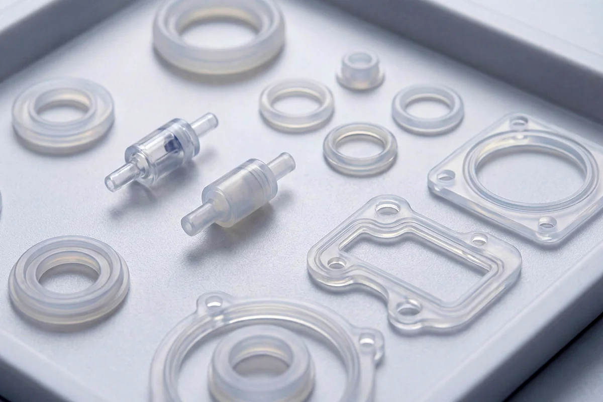 Precision liquid silicone rubber injection molding