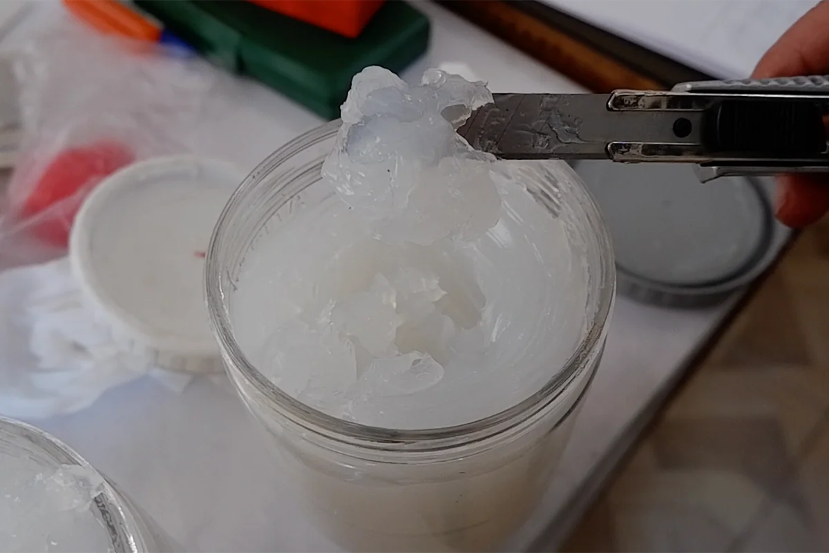 Specialty silicone compound material samples
