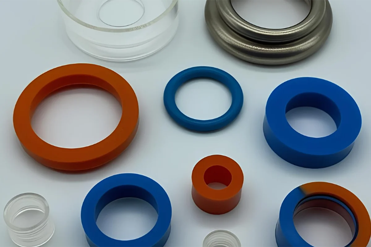 Finished silicone components for medical and industrial applications